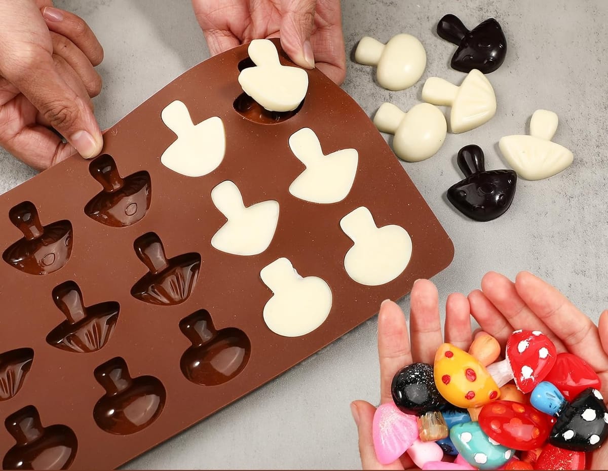 The Art of Mushroom Chocolates